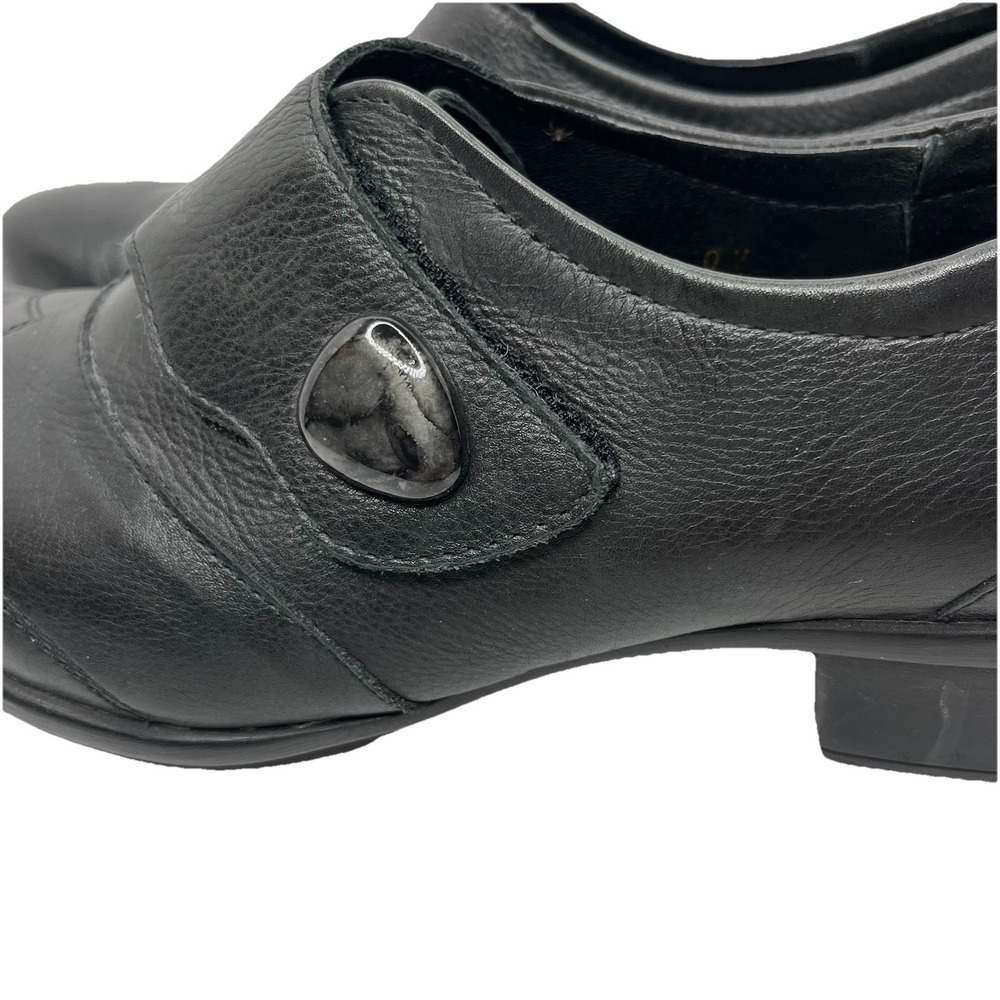 Romika Women's Loafer Black Leather 8 / 8.5 Casual Comfort Cushioned Arch Shoes - Picture 3 of 15
